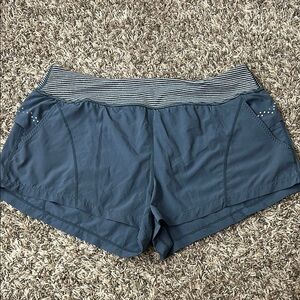 Zella Grey Workout Running Shorts Sz XL